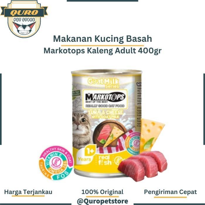 

STID Makanan kucing Markotops cat food kaleng 400gr