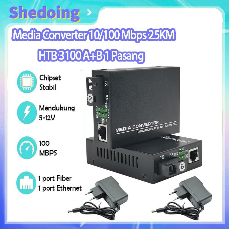 HSS HTB 3100 Converter Htb 3100 Netlink HTB-3100 Media Converter Fo Htb A Konverter Fo Htb B Fiber O