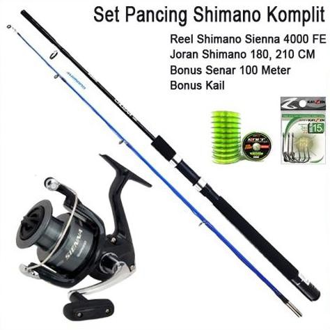 Promo Set Pancing Shimano Sienna 4000 Joran Shimano Original