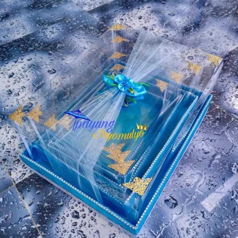 

Bisa Cod Paket Box Kotak Seserahan Pernikahan 1 Set Isi 4 Hantaran Parcel Mika Unik Kekinian Mewah Ti-17