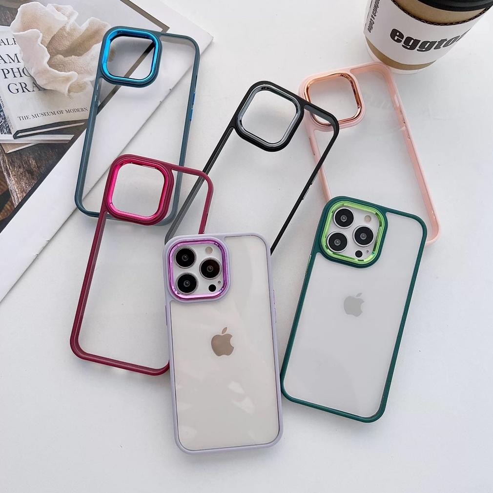 Promo Iphone 14 Pro Max/Iphone 14 Plus/14 Max/Iphone 14/Iphone 14 Pro Casing Bumper Acrilik Metal Le