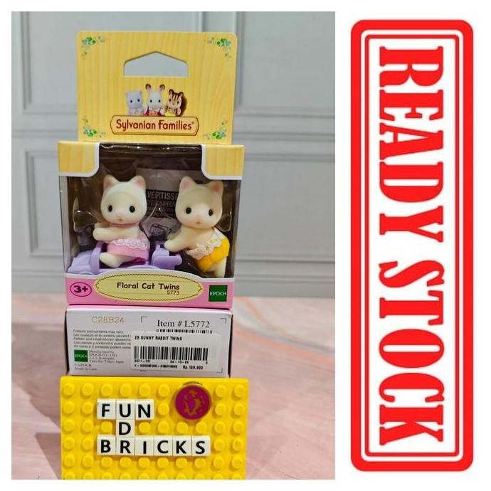 Sylvanian Floral Cat Twins 5773