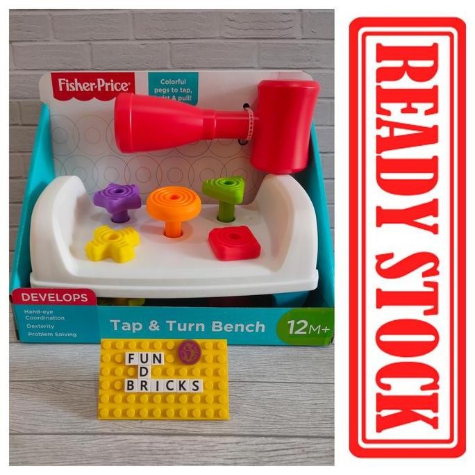 Fisher Price Tap & Turn Bench Original 100%