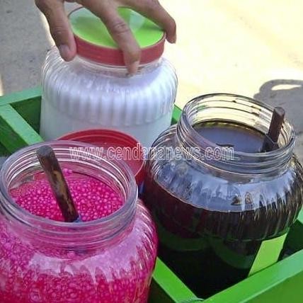 Toples Cendol 2L/ Toples Kaca Beling/ Toples Jadul/ Toples Es Campur