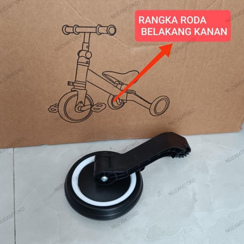 Eh76 Terbaru SUKU CADANG SEPEDA RODA TIGA ANAK SPAREPART BALANCEBIKE 3IN1 TERLENGKAP Viral Original