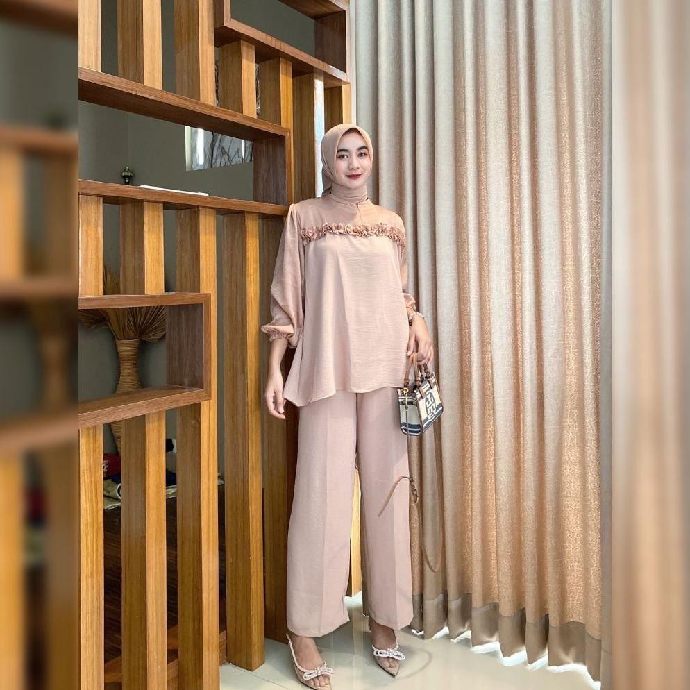 Me41 yt- SHANIA SET | SETELAN WANITA KEKINIAN |SETELAN WANITA COMBI TERBARU |SETCEL WANITA PREMIUM V