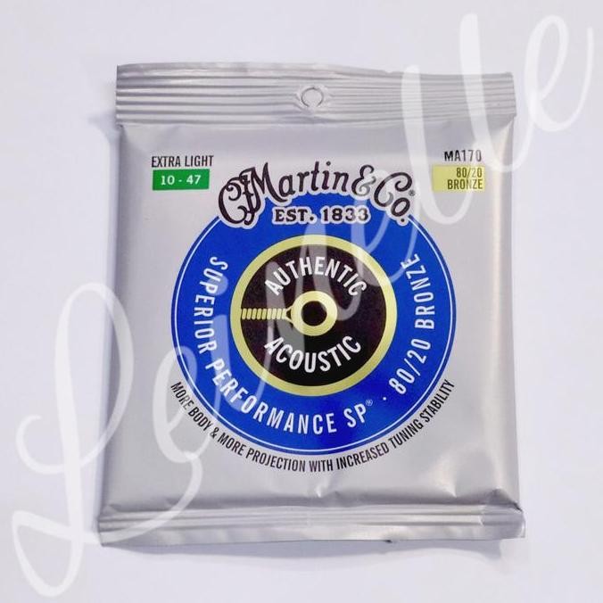 TERBARU MA170 Martin&Co. Acoustic Guitar Strings Senar Gitar Akustik BISA GOSEND