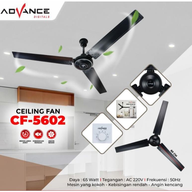 Ceiling Fan Advance 56" Kipas Angin Gantung Plafon