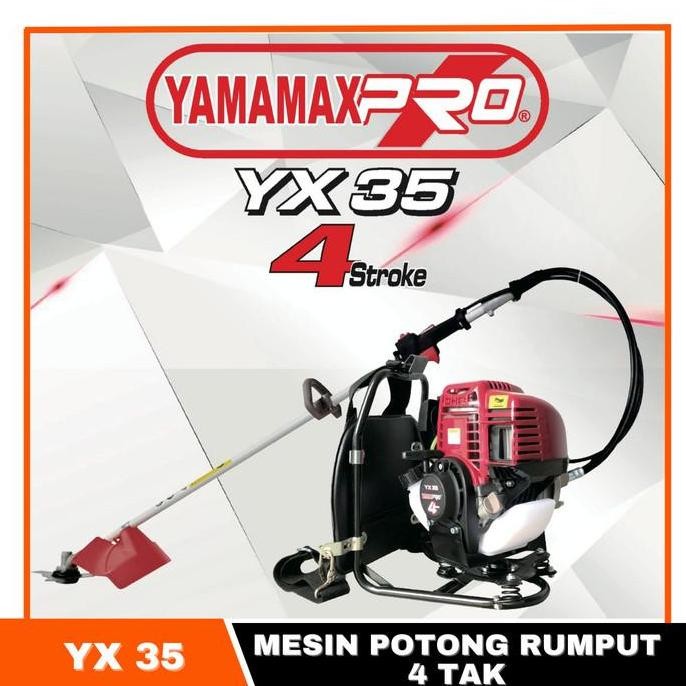 Mesin Potong Rumput YAMAMAX PRO YX35 4 TAK Alat Rumput YX 35