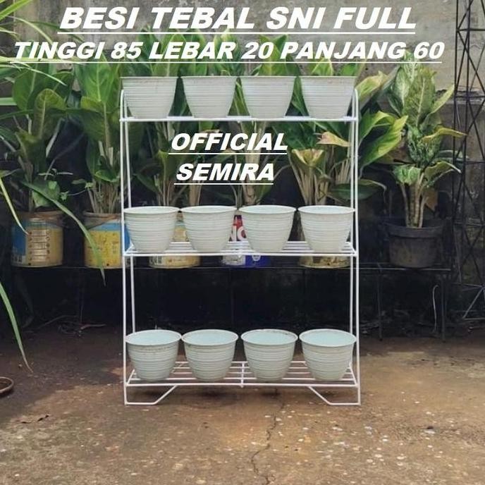 Rak Besi Pot Bunga 3 Susun Tanaman Hias/RAK SEPATU MODERN/STANDING POT