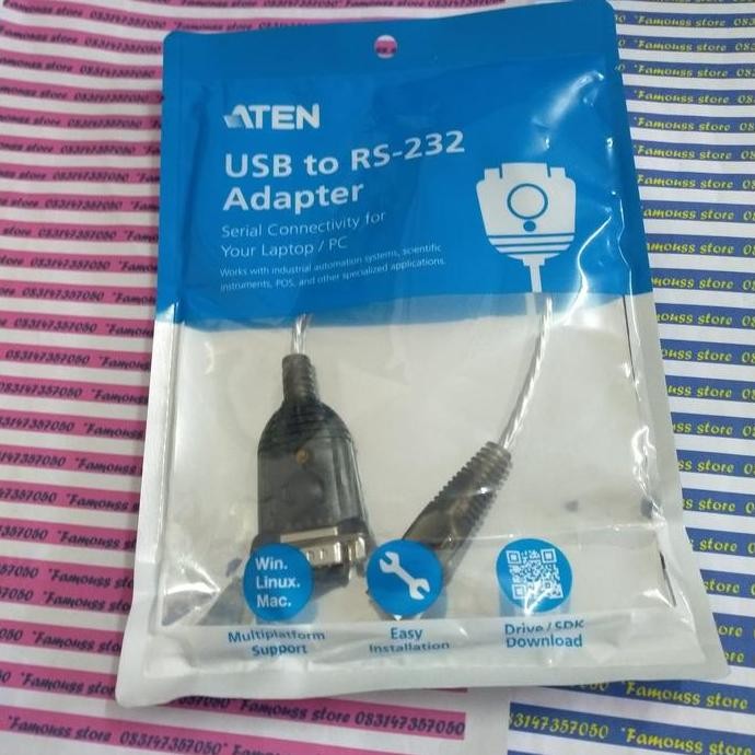 Kabel printer usb rs232 Aten kabel usb serial Rs232 Aten