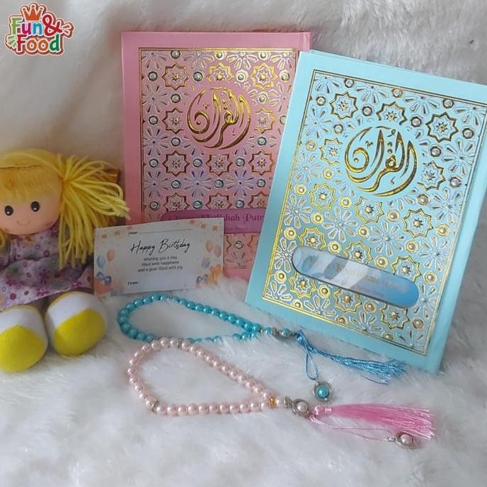 

Quran Custom Nama Embos Emas Silver Hologram Pola Maroko Persia / Alquran Hologram Ukuran A5 Free Tasbih Mutiara Premium LM