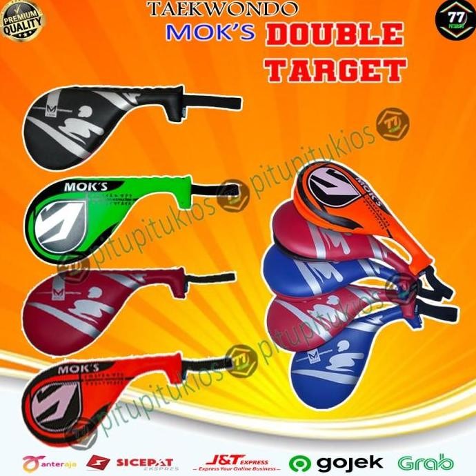 Target Alas Latihan Double Dobel Doubel Doble Hand Tendangan Kick Target Taekwondo Taek Tek Wondo Te