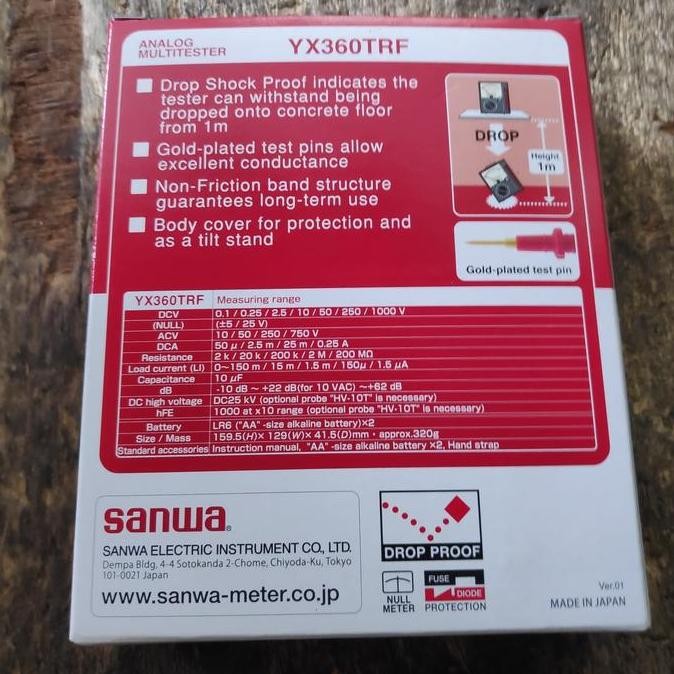 Multitester Sanwa Analog YX360TRF Made in Japan