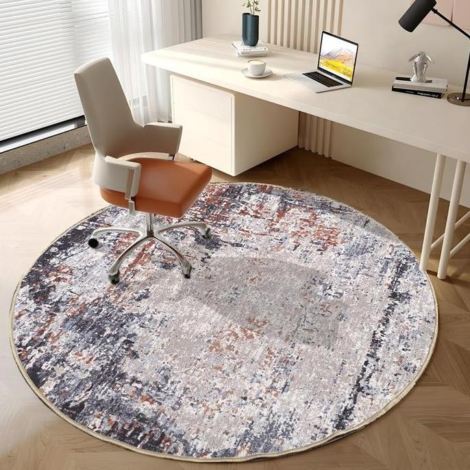 Karpet Bulat Minimalis Anti Slip Diameter 150cm | Karpet Lingkaran