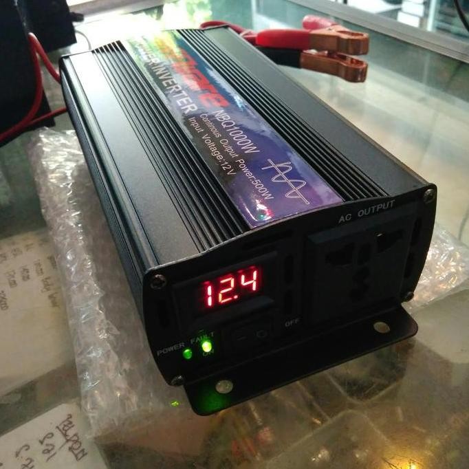 inverter dc to ac 12V to 220V Pure Sine Wave PSW 500 watt 500W murni