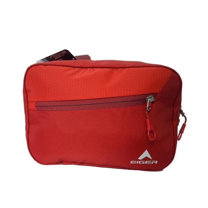 Tas Eiger 6292 Toiletry/Wash Bag Selempang/Sling/Travel/Jinjing - 6323Red