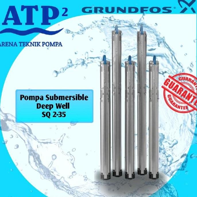TERMURAH - Pompa Air Grundfos - Submersible Deep well SQ 2-55