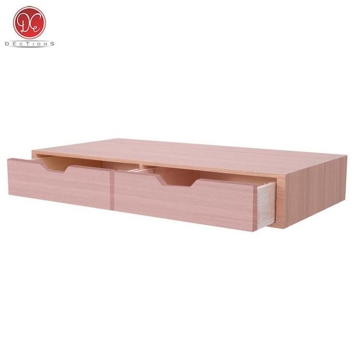 Rak Laci Dinding 60X30 Cm Gantung 2 Slot W Dekorasi Minimalis Allshop