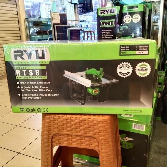 RYU RTS 8 TABEL SAW / mesin meja potong RYU 8 IN