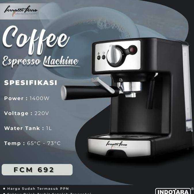 Ferratti Ferro Espresso Machine FCM692