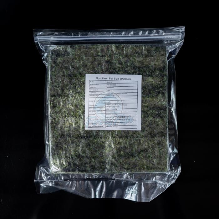 

Sushi Nori / Nori / Rumput Laut 50 Pcs - Nico Nico