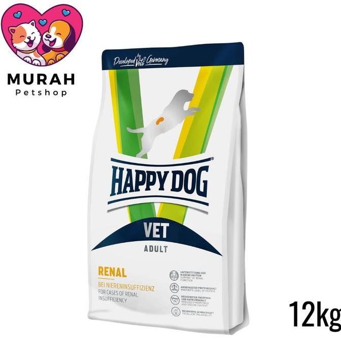 TERBARU - HAPPY DOG Vet Renal 12kg Makanan Kering Anjing