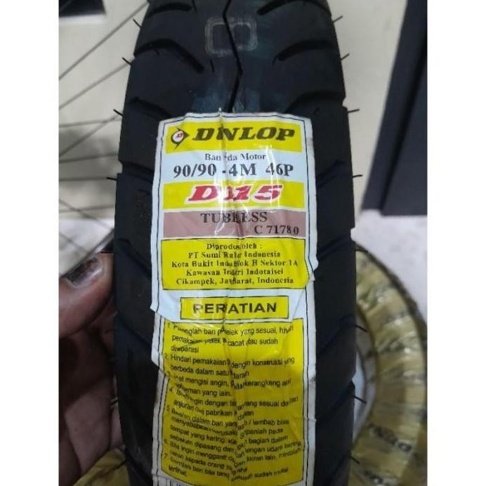 Ban Motor Ring 14 DUNLOP D115 70/90-14 80/90-14 90/90-14 Tubeless - 70/90-14 murah