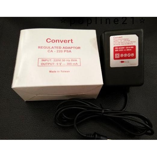 Adaptor Convert 9V - 300 mA ASLI