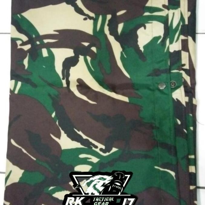 Ponco Loreng Standard TNI/ Mantel Loreng TNI / Jas Hujan TNI Pelbet murah