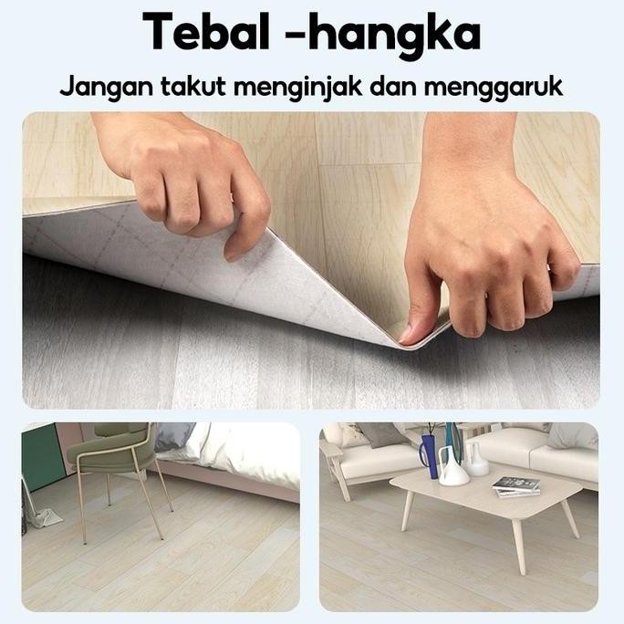 KARPET LANTAI VINYL GULUNGAN TEBAL 1.5 MM 2M| METERAN 5 M | 10M DEKORASI LANTAI [terbaik]
