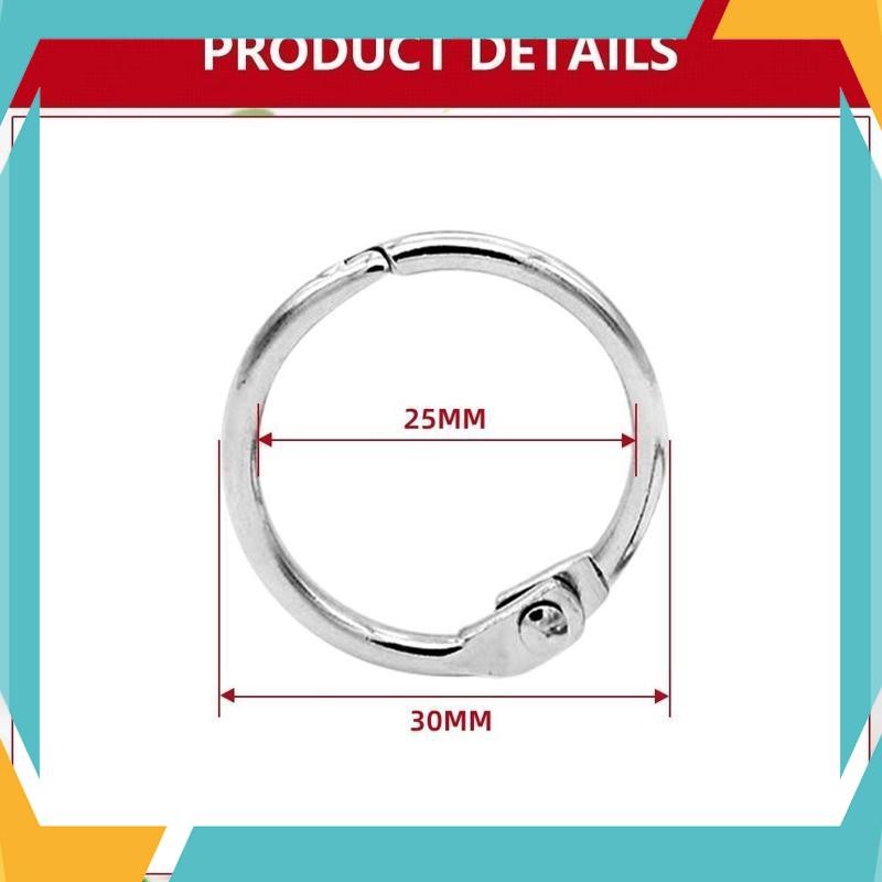 

Cuci Gudang 100PCS Ring Binder Buka Tutup 25-35mm 1 inci dengan Sampel Buku Ring BMG-17