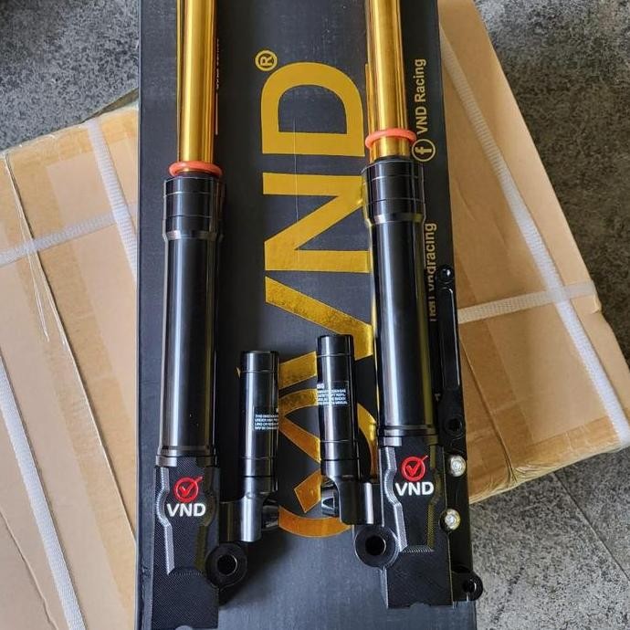 New !!! SHOCK DEPAN VND RACING VARIO 125/VARIO 150 HITAM AS GOLD