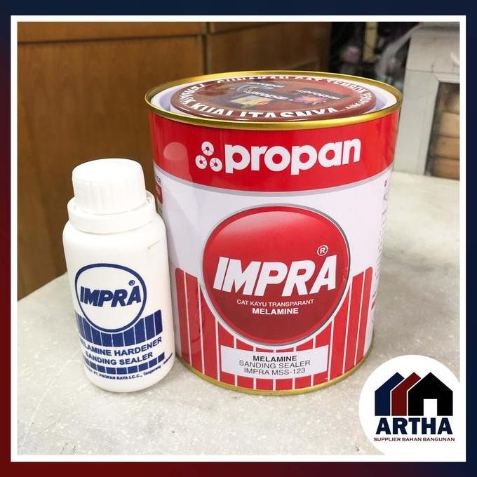TERMURAH - Propan Impra Melamine Sanding Sealer Impra MSS-123 + Hardener