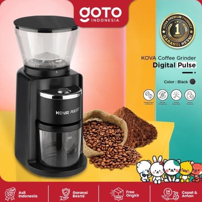 Kova Pulse Mesin Giling Biji Kopi Coffee Maker Grinder Machine Digital