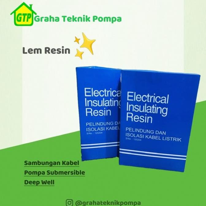 TERMURAH - Lem Resin/sambungan kabel pompa submersible deep well