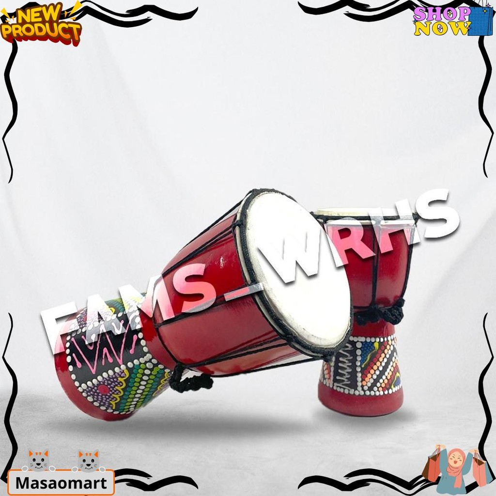 Jimbe Gendang Besar Mainan Alat Musik Tradisional Murah Berkualitas Kd 5