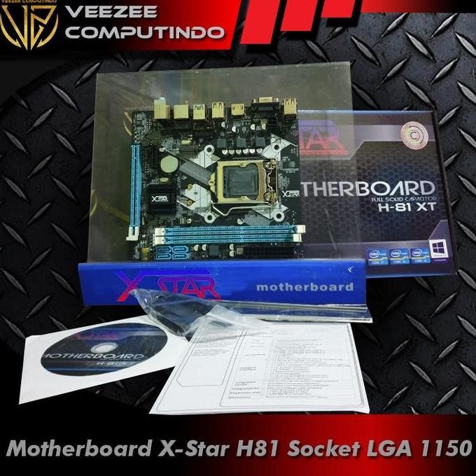 Motherboard X-Star H81 LGA1150 Haswell DDR3 New Mobo H81