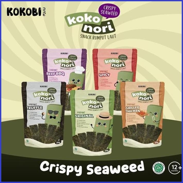 

BUNDLING PROMO KOKO NORI CRISPY SEAWEED (SNACK RUMPUT LAUT BY KOKOBI)
