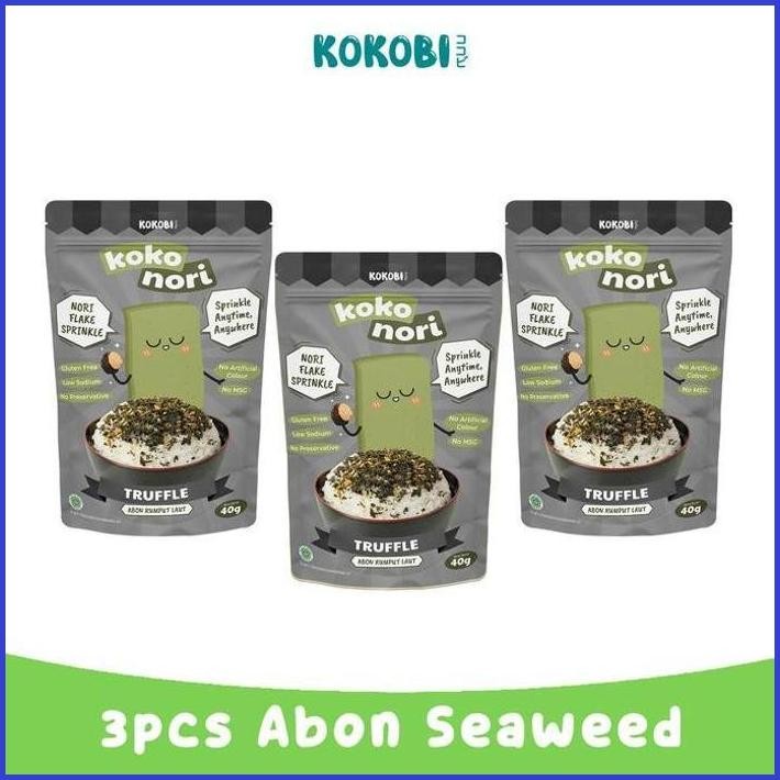 

3PCS KOKO NORI ABON RUMPUT LAUT TABUR - TRUFFLE SEAWEED FLAKE KOKOBI