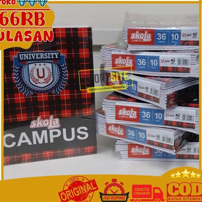 

Buku Tulis Skola Campus Study Notebook Office Stationery ATK Buku Sekolah Book Kampus