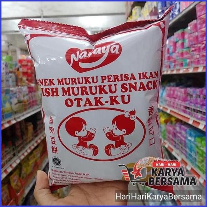 MAKANAN RINGAN NARAYA FISH MURUKU SNACK OTAK-KU OTAKKU 60GR