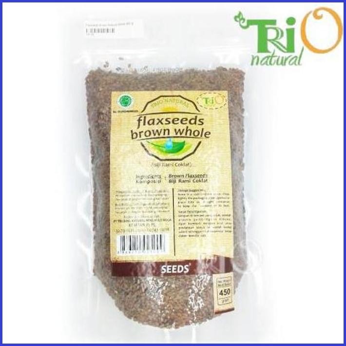 

BROWN FLAXSEEDS WHOLE 450 GR