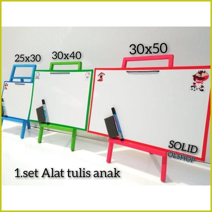 

PAPAN TULIS ANAK,PAPAN TULIS 3 UKURAN ,PAPAN TULIS ANAK DENGAN PENYANGGA,PAPAN TULIS WHITE BOARD,PAPAN TULIS DENGAN KAKI,PAPAN TULIS SATU SET