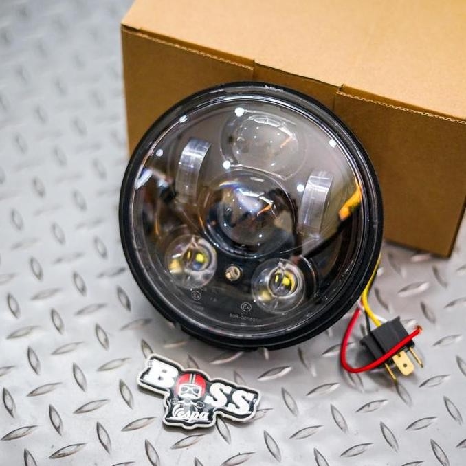 Headlamp LED Daymaker with DRL Vespa LXV