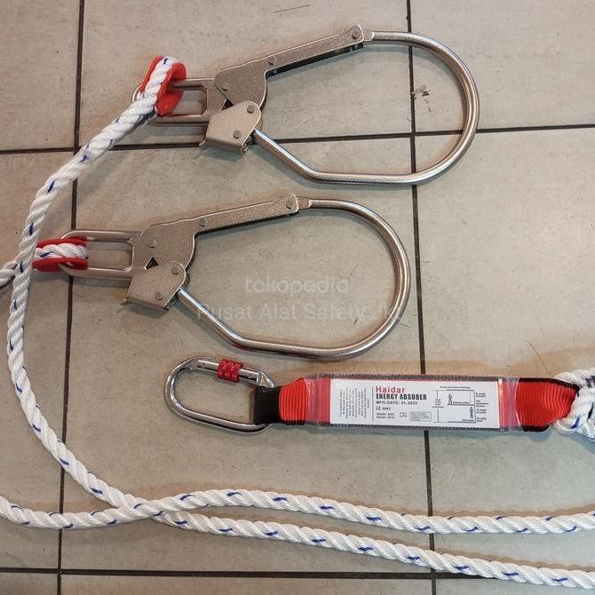 

Double Lanyard Absorber Haidar With Hook Anchor Terlaris