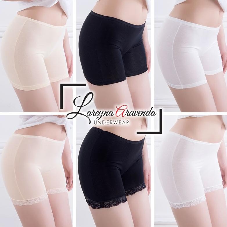 Celana Dalam Wanita Seamless Boxer Sexy Bamboo Charcoal Fiber CD021 koala69