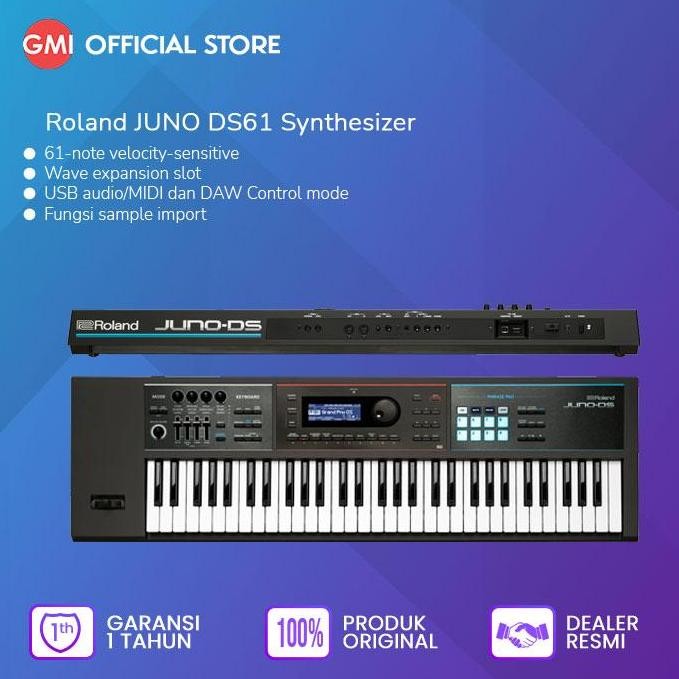 New  Roland JUNO DS61 Synthesizer