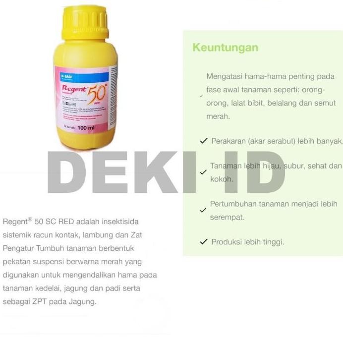 Ready Stock Regent 50SC Insektisida Sistemik Plus ZPT 100 ml Obat Hama Serangga