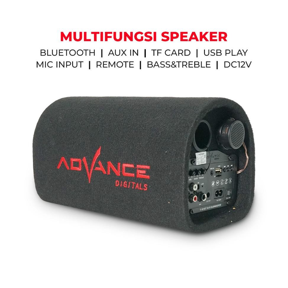Speaker Bluetooth Advance Subwoofer Karaoke Super Bass Salon Aktif Wireless T101Bt